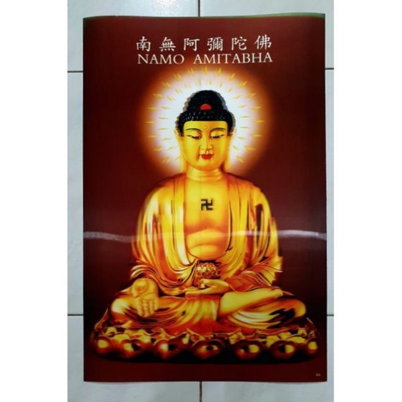 Poster 3D Dewa Dewi Budha Dewi Kwan Im Wall Deco