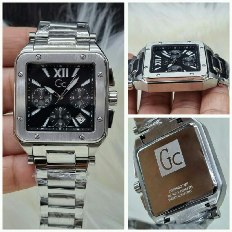 Jam Tangan Gc Wanita Chrono Batre All Stainless Kualitas Original