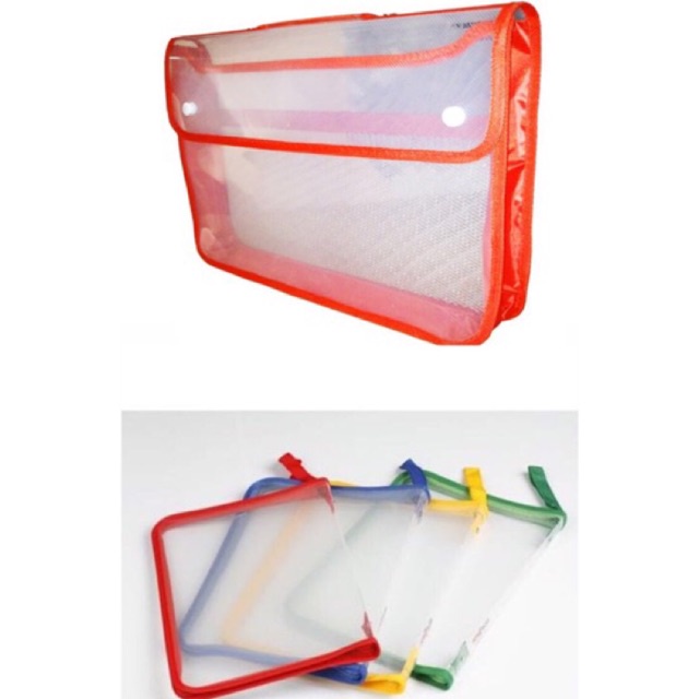 

ZIPPER BAG RESLETING F4 FOLIO / ZIPPER BAG KANCING / MAP PLASTIK F4 FOLIO