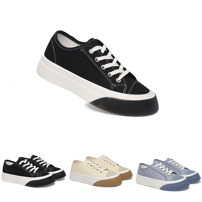 [GROSIR][COD] SEVEN_DAY SEPATU SNEAKERS WANITA KOREA IMPORT CASUAL KANVAS SHOES HITAM FQ-704