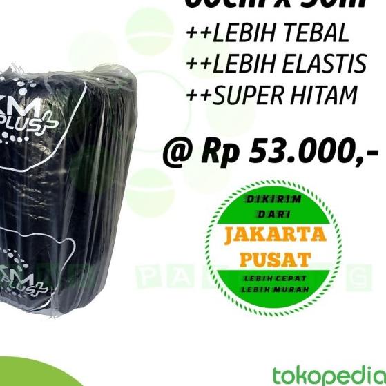 

BUBBLE WRAP, DKM+ BLACK, MURAH (60CM X 50M) - Bening