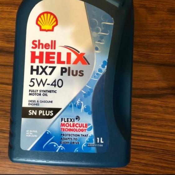 OLI MOTOR SHELL HELIX HX7 PLUS 5W-40 Fully SHYNTHETIC 1000Ml