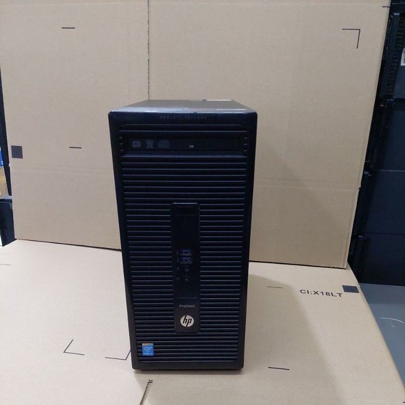 OBRAL CPU PC HP CORE I3 4130 MEMORY 4 GB SSD 256 GB BERGARANSI JOSS