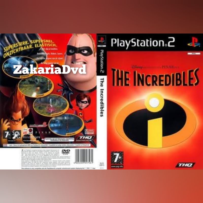 Kaset Ps 2 The Incredibles