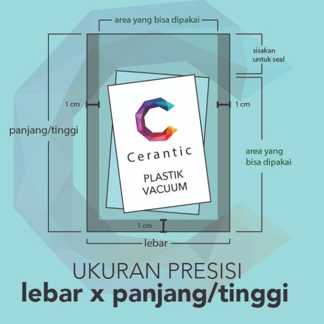 

Plastik Vacum Emboss 12x20 / Vacuum Bag Embossed 100 pcs