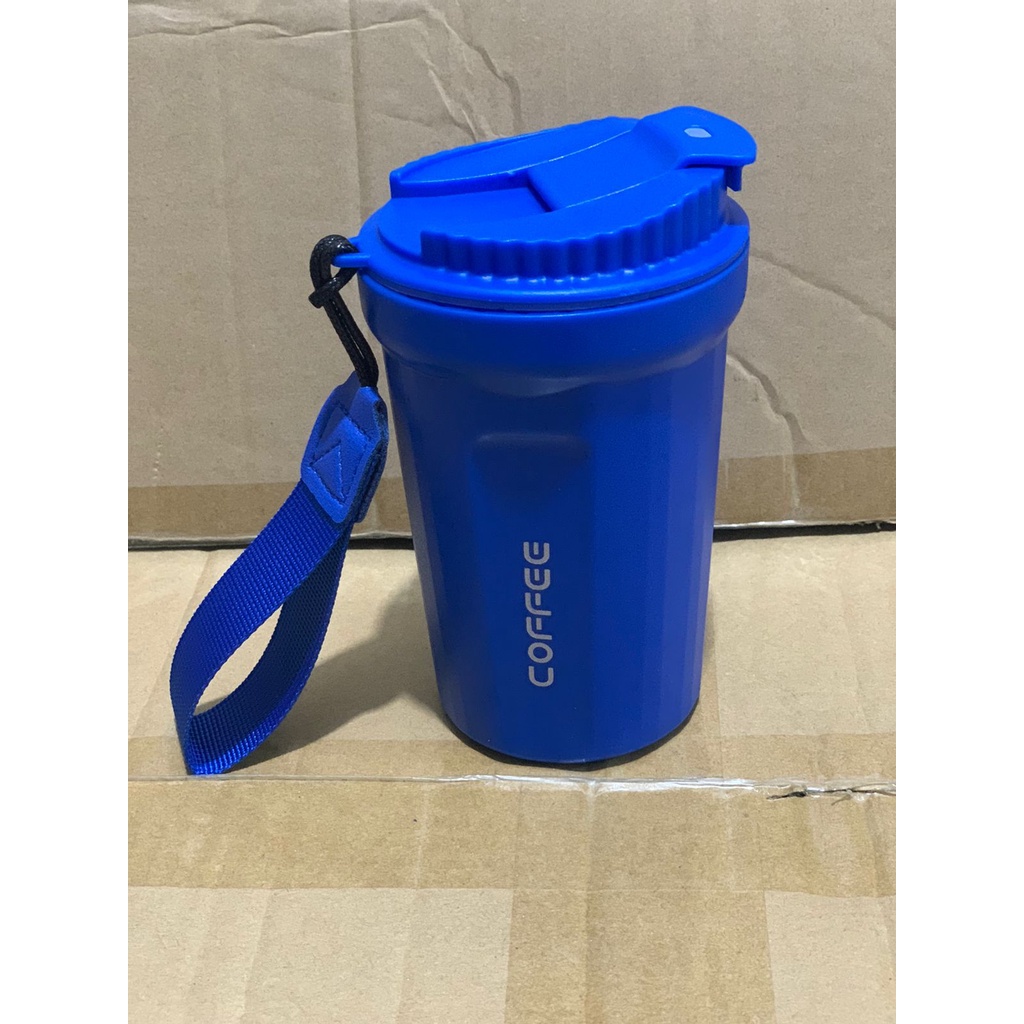 Termos Mug Kopi Travel Anti Tumpah Menjaga Suhu Hangat/Es kopi 380ml