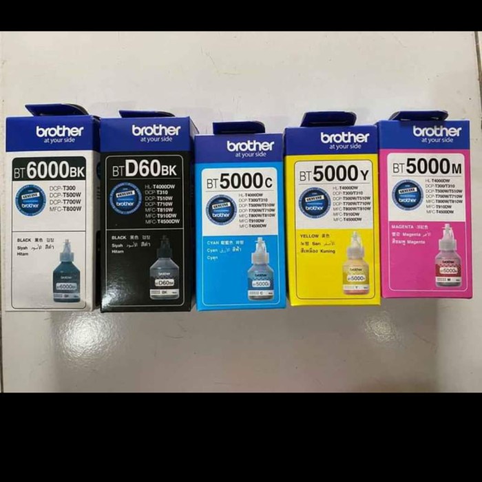 

TINTA BROTHER BT5000/BT6000/D60 (1SET)