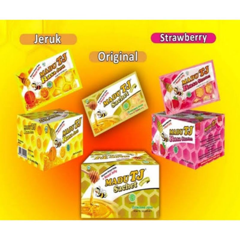 

Madu TJ Rasa Original 12 Sachet|| Madu Tj || Madu