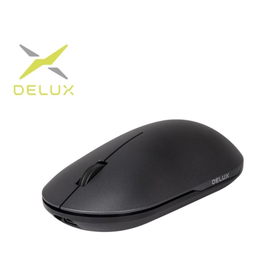 MOUSE WIRELESS DELUX M399DB Black | Bluetooth+2.4Ghz