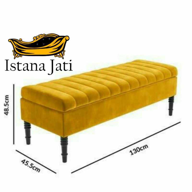 kursi sofa box stoll yellow/kursi sofa stool box/kursi sofa stool syahrini/kursi sofa stool minimali