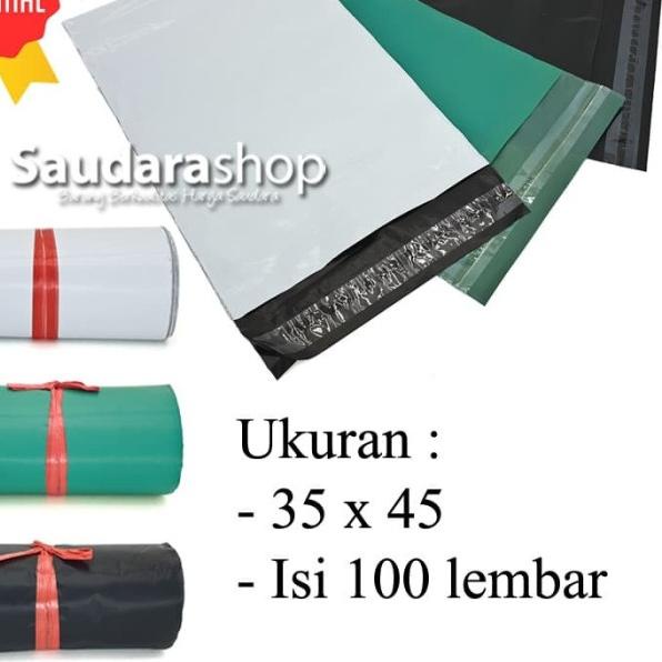 

Polymailer Ekonomis 35x45 (100pcs) / Plastik Packing Online 35x 45 - HijauTua(dof)
