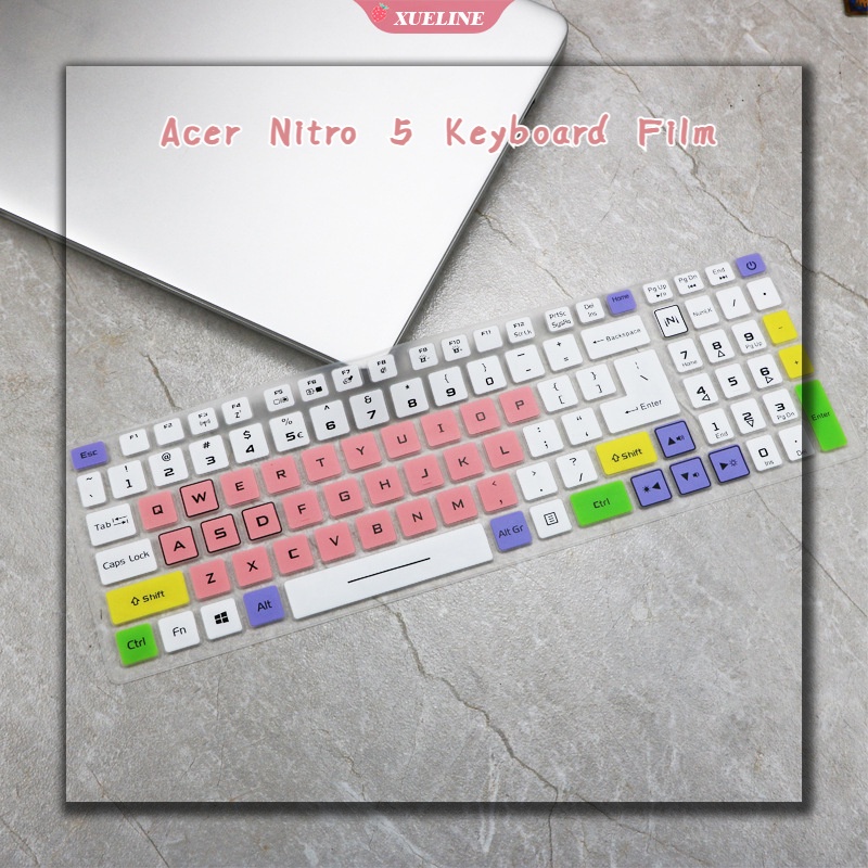 Skin Silikon cover Pelindung keyboard laptop Acer Nitro 5 AN515-45 AMD 5800H 2021 15.6 &quot; Kemeja Lengan Panjang Motif Kotak-Kotak Untuk Wanita