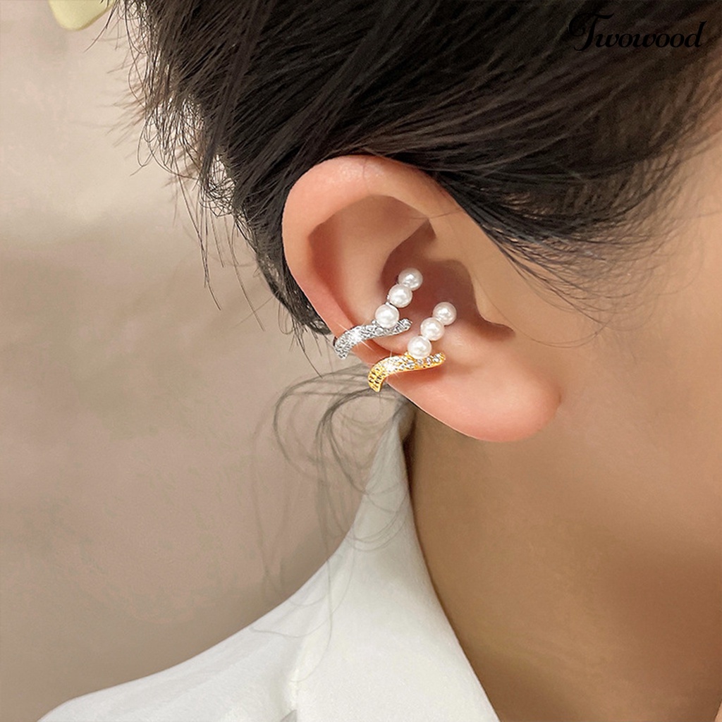 1pc Anting Klip Gaya Elegan Untuk Kencan