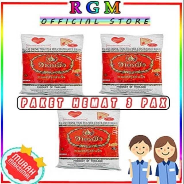 

PAKET HEMAT THAI TEA ORIGINAL 400GR X 3BUNGKUS