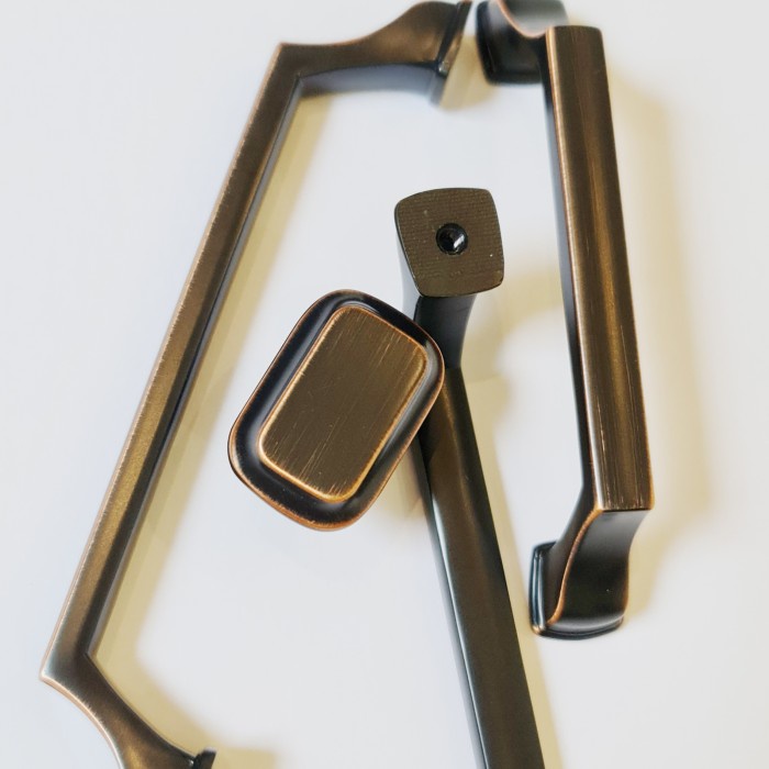 Pinisi Handle Black Bronze Pull Hitam Perunggu Tarikan Wardrobe Dapur
