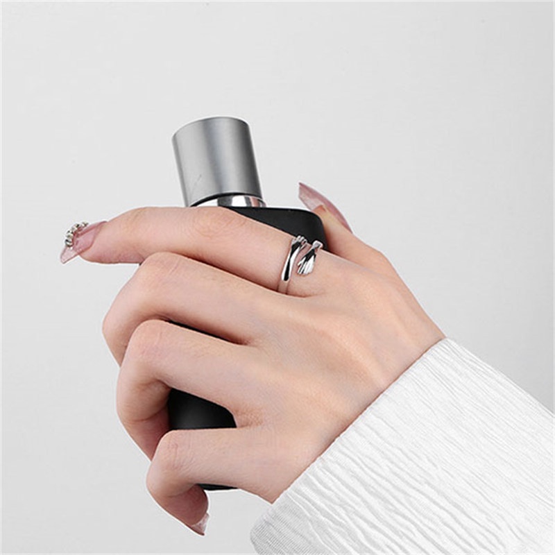 Cincin Model Terbuka Adjustable Gaya Eropa Amerika