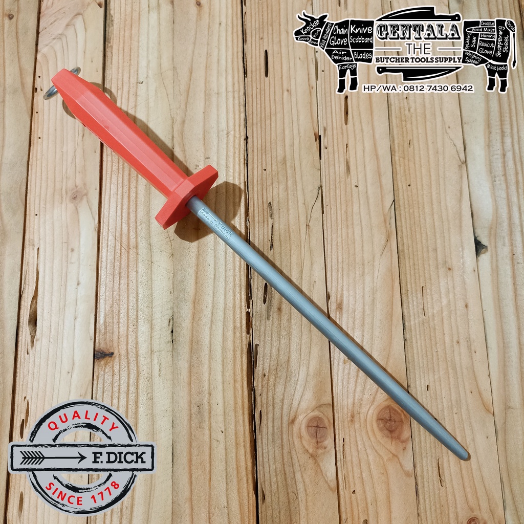 Asahan F. Dick 25cm Butcher Steel Round Fine Cut