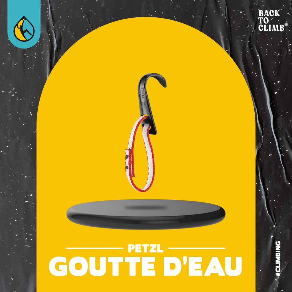 Petzl Goutte D Eau Sky Hook Safety Climbing - Panjat Tebing