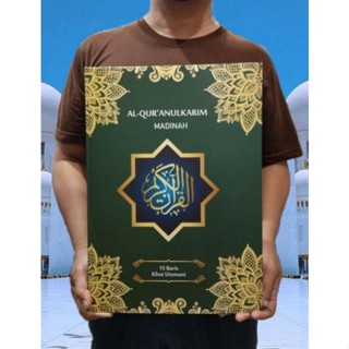 Jual AL QURAN LANSIA JUMBO MUSHAF 15 BARIS KHOT USTMANI A3 MADINAH - AL ...