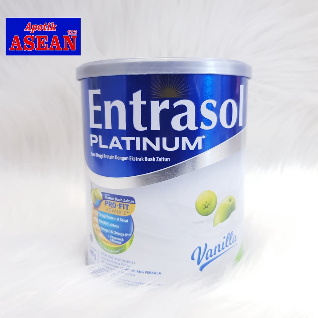 ENTRASOL PLATINUM RASA VANILLA ISI 400GR