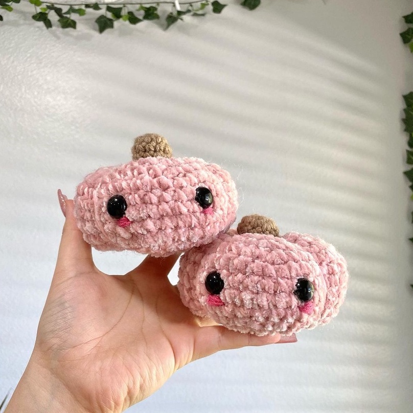 [READY] Amigurumi Pumpkin, Boneka Rajut Pumpkin, Pumpkin Plushie