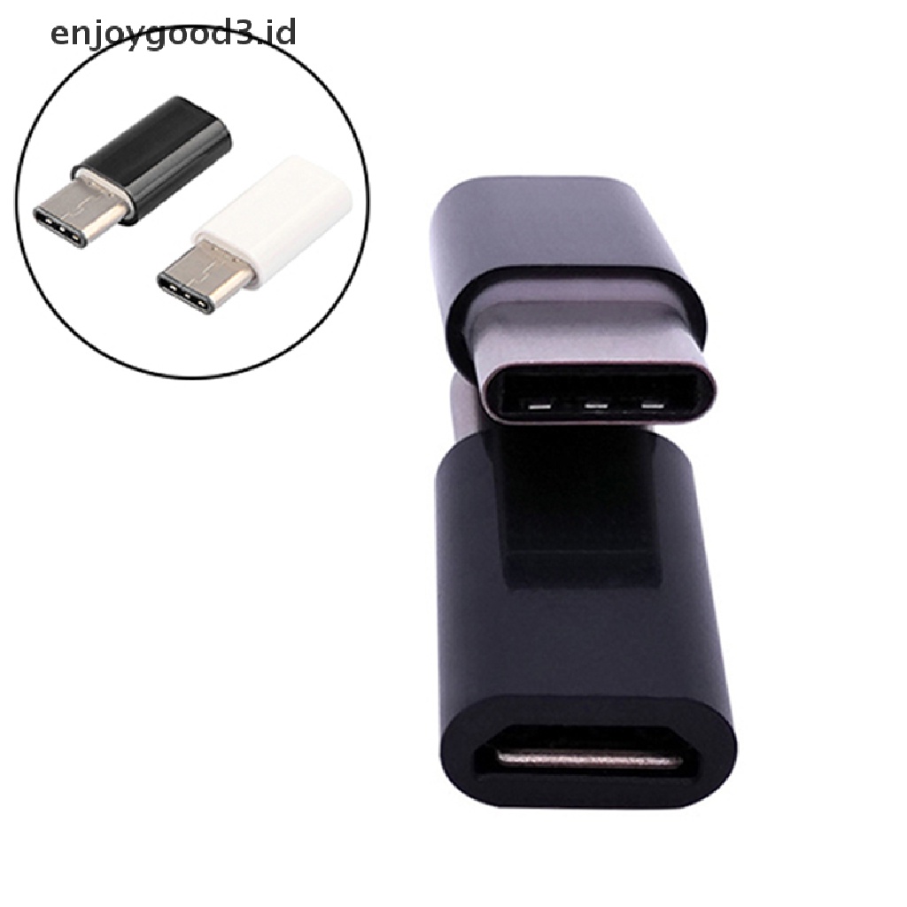 Adapter Konektor Konverter Data USB 3.1 Tipe C Male Ke Micro USB Female