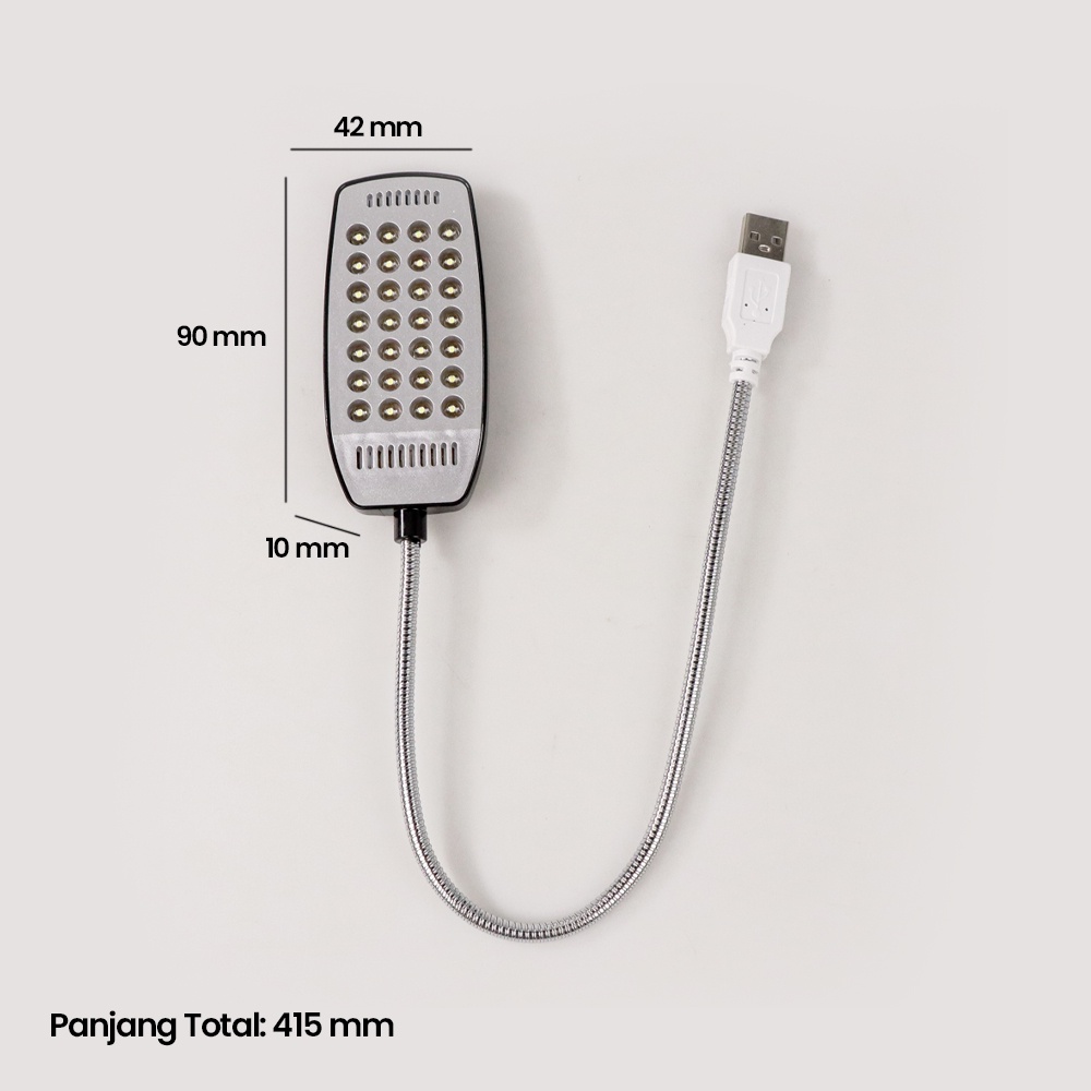 Lampu USB / Lazy Lamp LED 28 dengan Modul ON/OFF