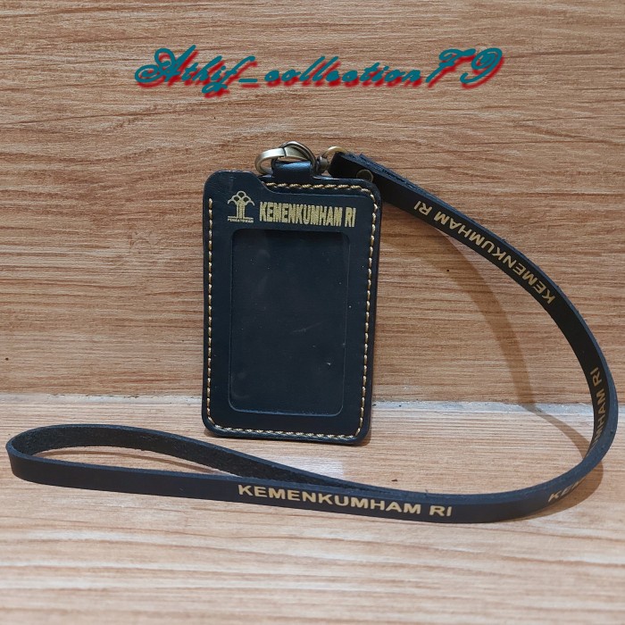 

Name Tag Tempat Id Card Pengayoman Kemenkumham Kulit Holder Id Card Kumham