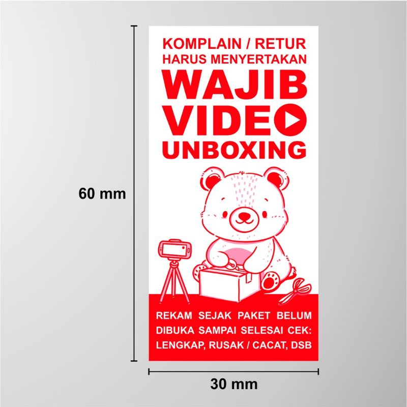 

Stiker Fragile