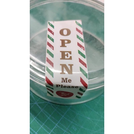 

sticker seal open me RG 40 pcs