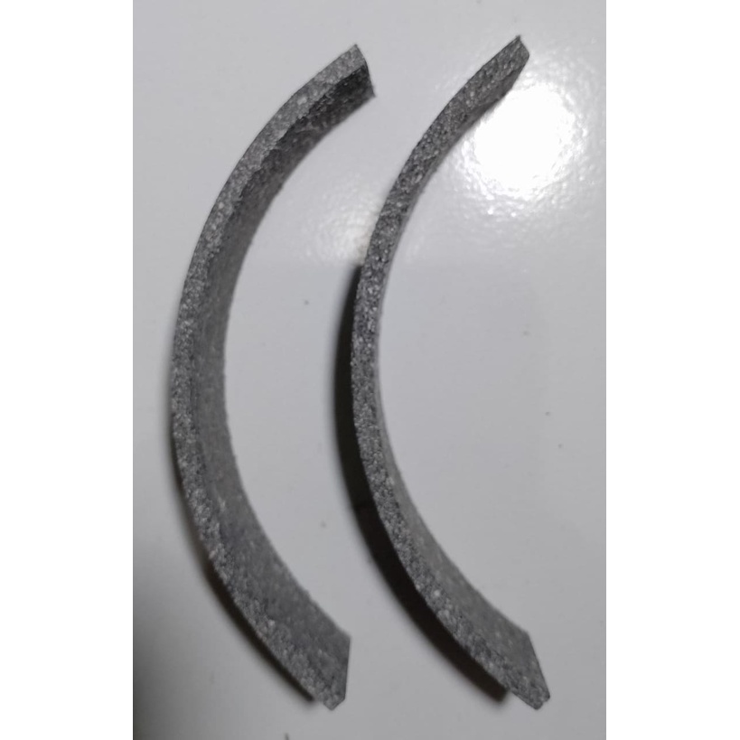 2 Pcs Kulit Kampas Lining bahan Kampas Ganda Rem Motor Matic Bebek