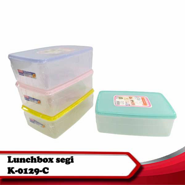 Yoshikawa Ompreng Persegi K0129C 19X30Cm Lunch Box Segi Wadah Makanan