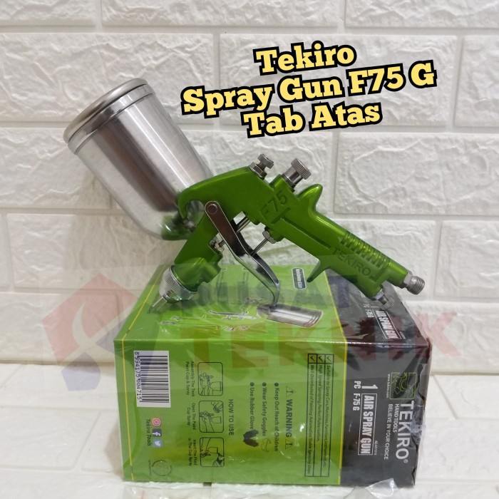 SPRAY GUN TEKIRO F75G / SPRAY GUN TEKIRO TABUNG ATAS / SPED CAT TEKIRO