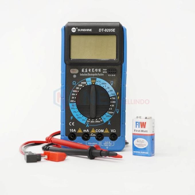 TOOLS MULTI TESTER / MULTITESTER DIGITAL SUNSHINE DT9205E / SS DT9205E