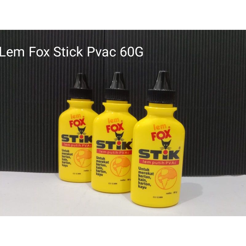 

Lem Fox Stick Pvac 60G