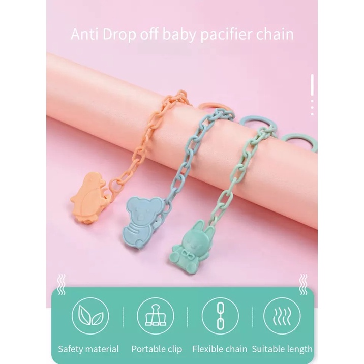 GOOGOO Rantai Penjepit Dot Bayi / Tali Gantungan Empeng Bayi