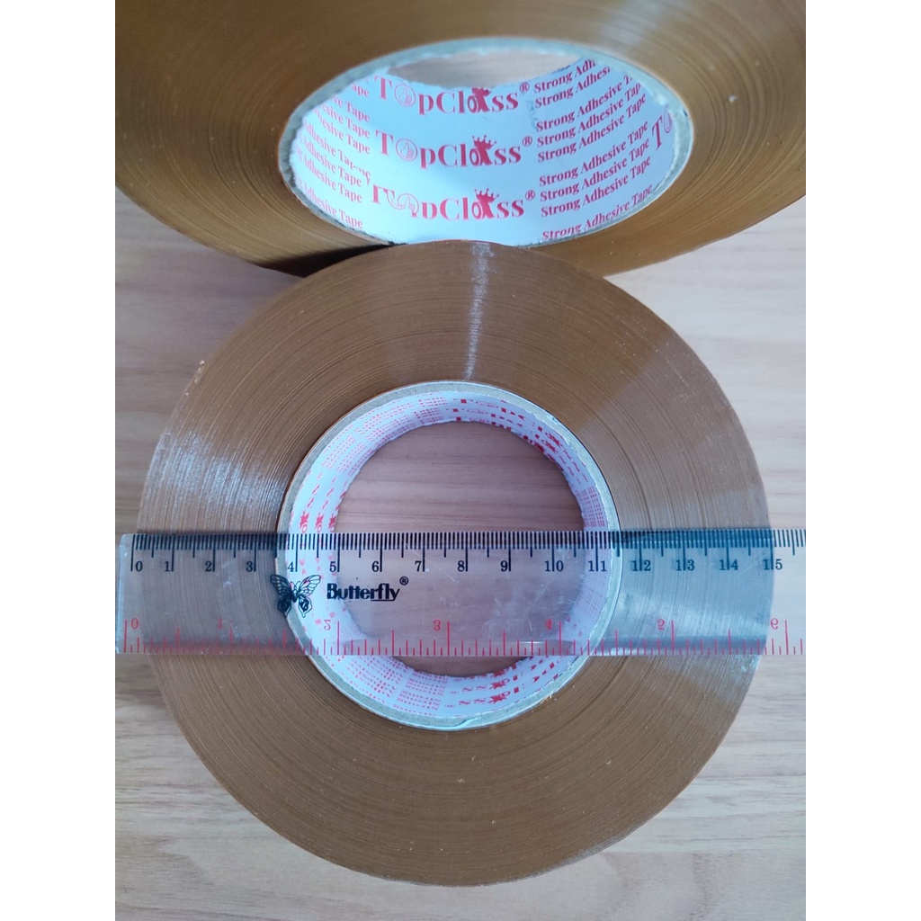 

HJK Lakban Bening Coklat 300 Meter FULL x 45 mm PROMO Lakban Jumbo 2 Inch