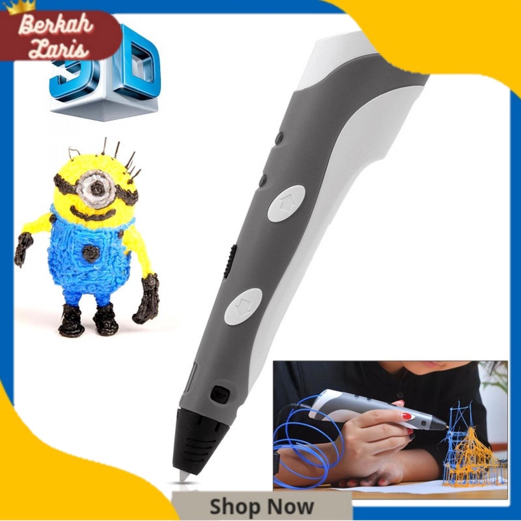 

VBESTLIFE 3D Stereoscopic Printing Pen for 3D Drawing - RP-100A Berkah Laris