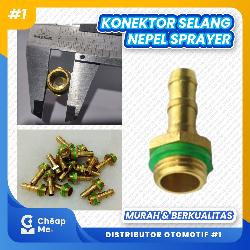 Nepel Sprayer Sanchin Sancin Male Sambungan Selang Konektor Drat / Konektor Selang Drat / Sambungan 