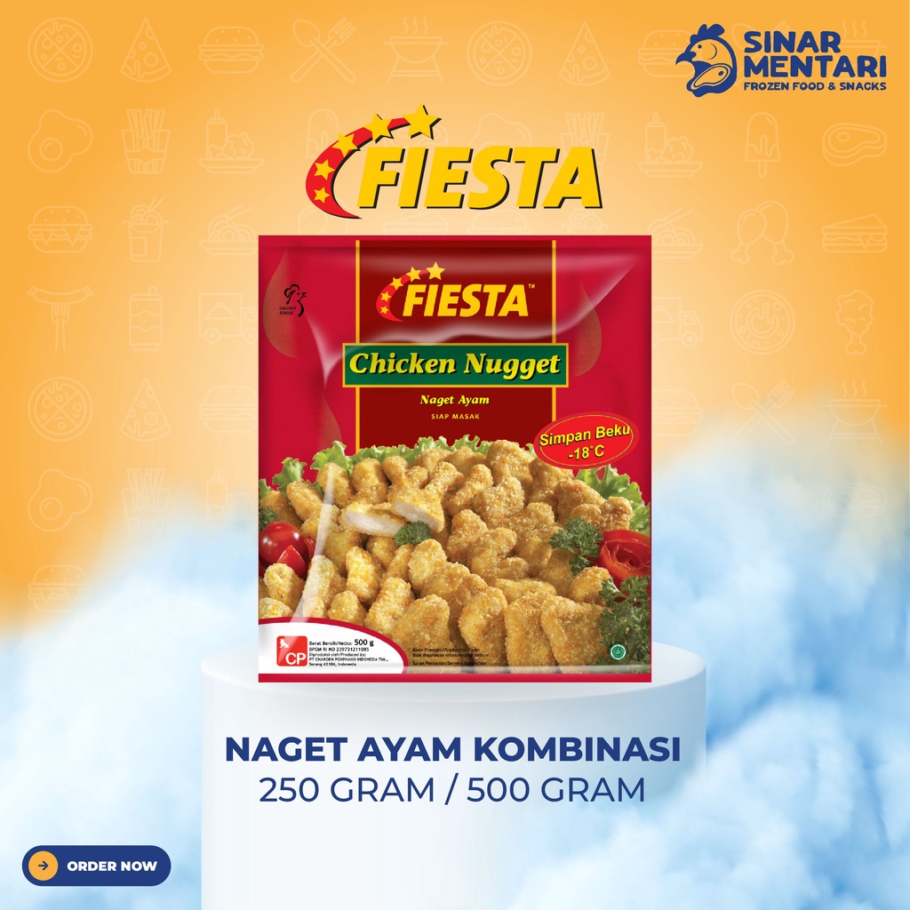 

FIESTA Nugget chicken stikie / naget ayam kombinasi 400 gram