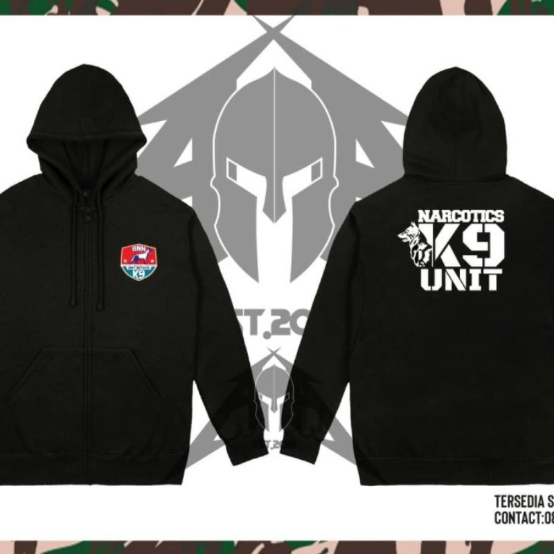 Hoodie / Zipper narcotics k9 unit