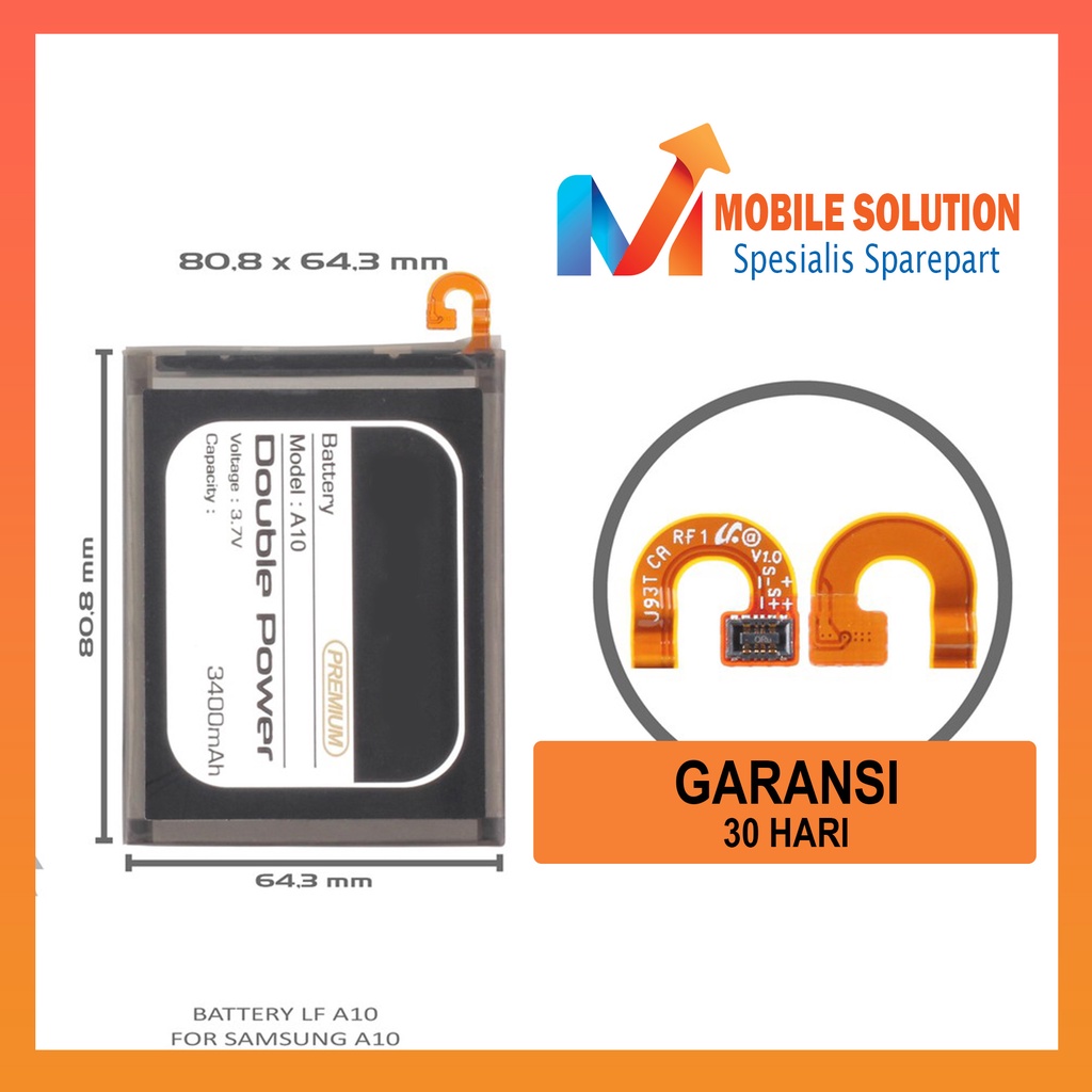 Grosir Baterai Samsung A10 / Baterai Samsung A750 Universal Premium Garansi 1 Bulan + Packing