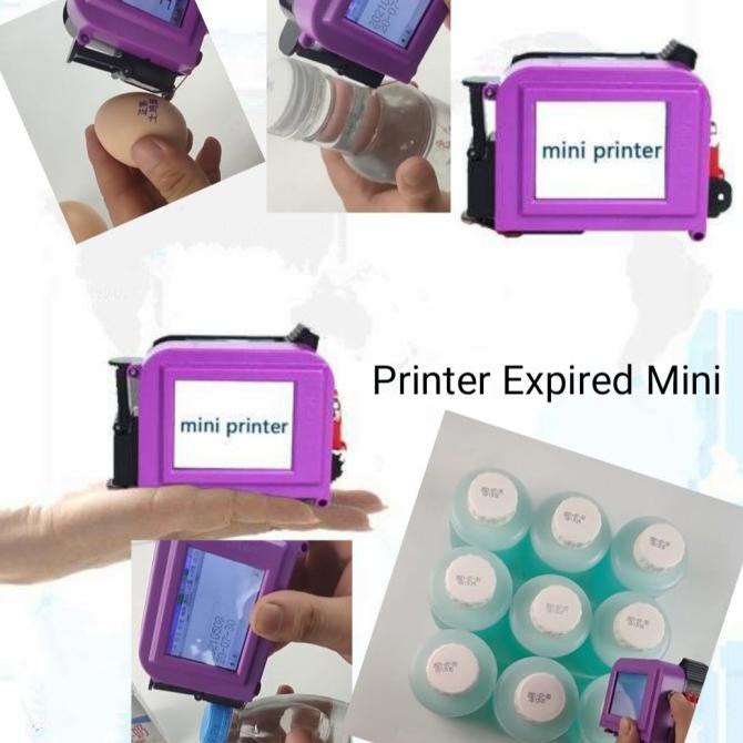 Thermal Inkjet Printer Mini Portable Handheld Expiry Kadaluarsa Expire