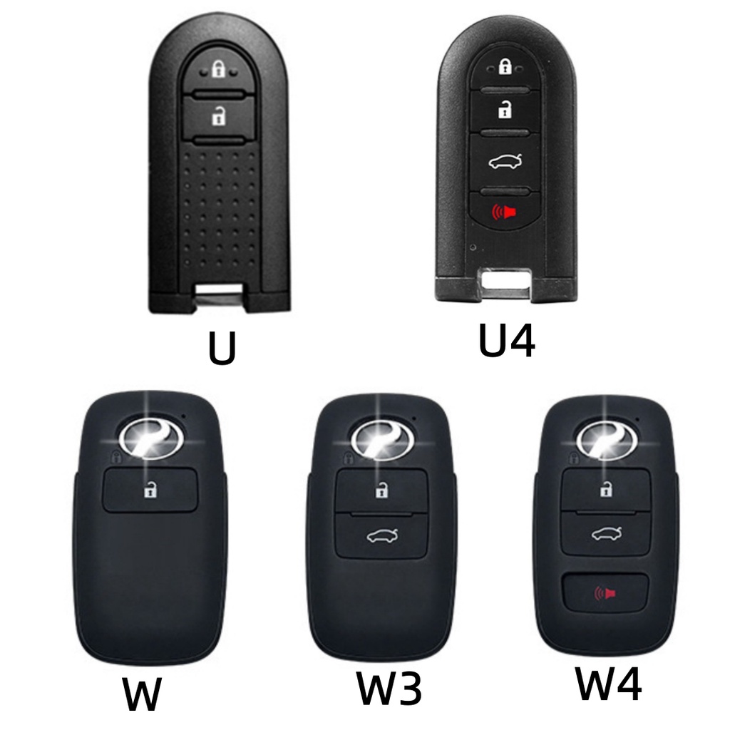 Casing Kunci Remote Mobil Keyless Untuk Perodua Bezza / MYVI / Aruz