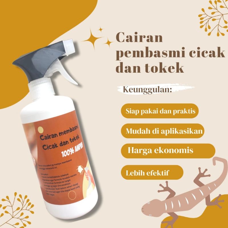 Pembasmi cicak, Anti cicak//500ml