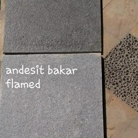 Jual Batu Alam Andesit polos bakar 30 x 60 harga pabrik mulai dari ...