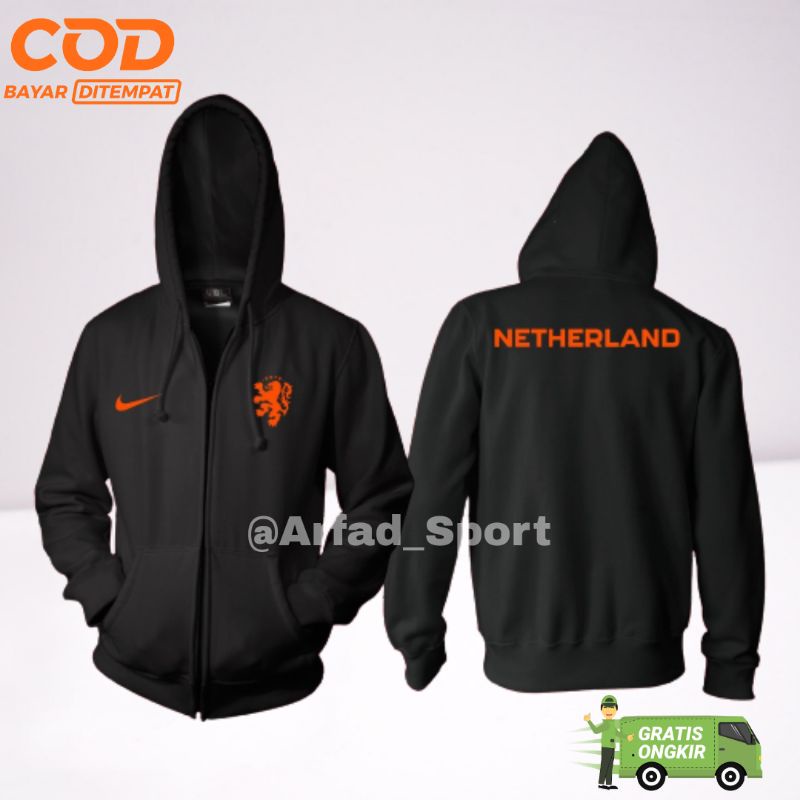 JAKET SWEATER HOODIE ZIPPER BELANDA NETHERLAND NEW
