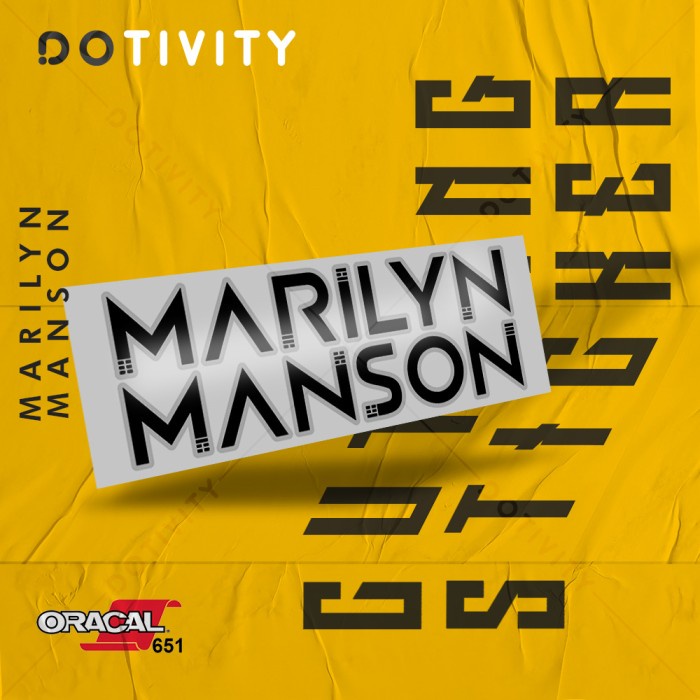 

Cutting Sticker MARILYN MANSON V2