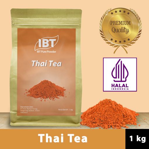 

Bahan Makanan Serbuk Bubuk Kue Thai Tea IBT Pure Powder Murni