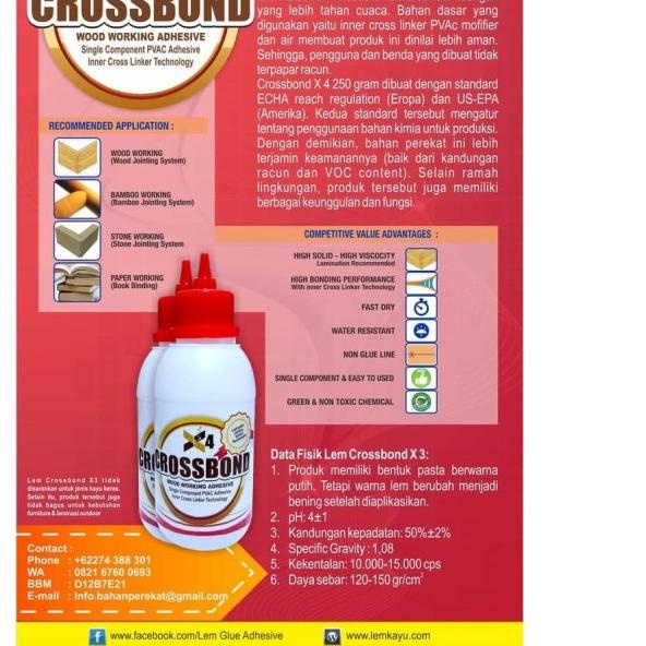

Crossbond X4 - Lem Kayu